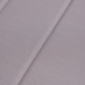 Set di 2 lettini BARBADOS in textilene tortora - alluminio bianco